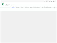 Tablet Screenshot of irishrecruiter.com